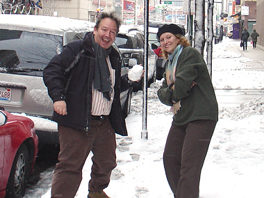 About to throw the first snowball of the season
